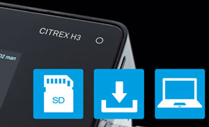 The CITREX H3 now lets you export test data easily - 2020
